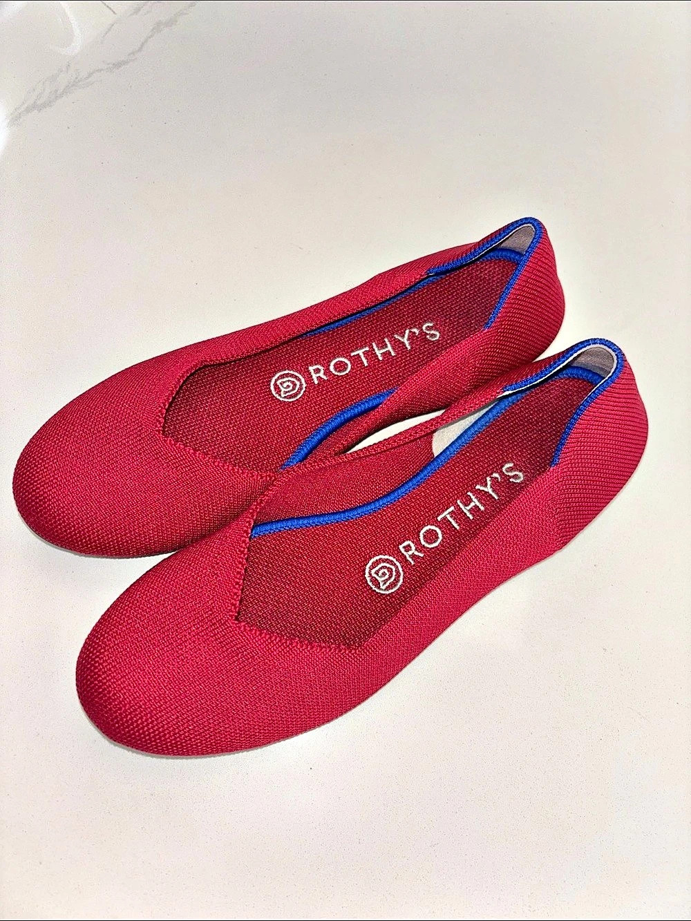 Rothy's Red Daily Flats Size 7
